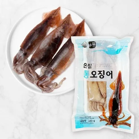 손질통오징어 특대 150g16마리 완벽분석